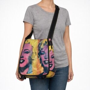Andy Warhol Marilyn Monroe Y2K Messenger Bag Crossbody Bag Pop Art Canvas